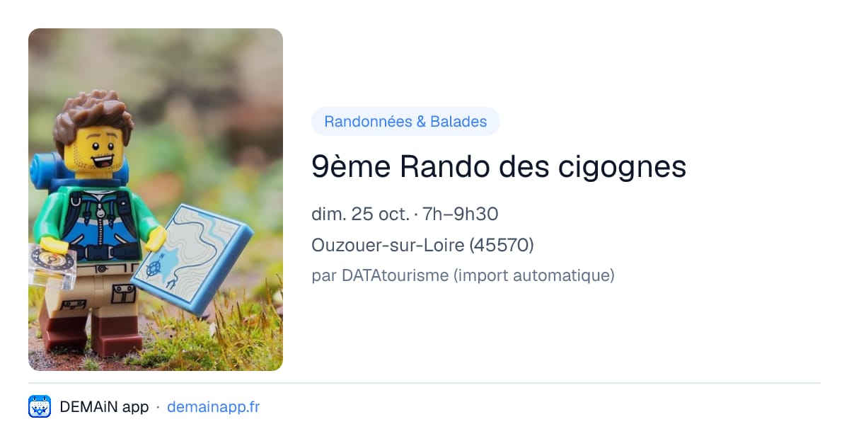 9ème Rando des cigognes — Ouzouer-sur-Loire