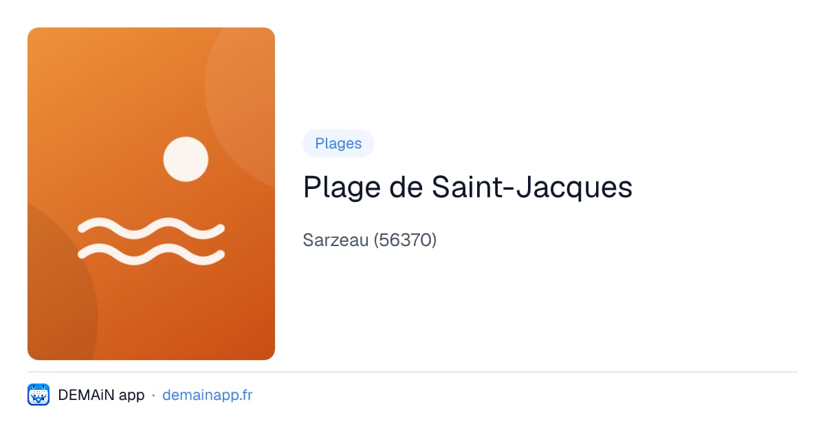 Plage de Saint-Jacques — Sarzeau