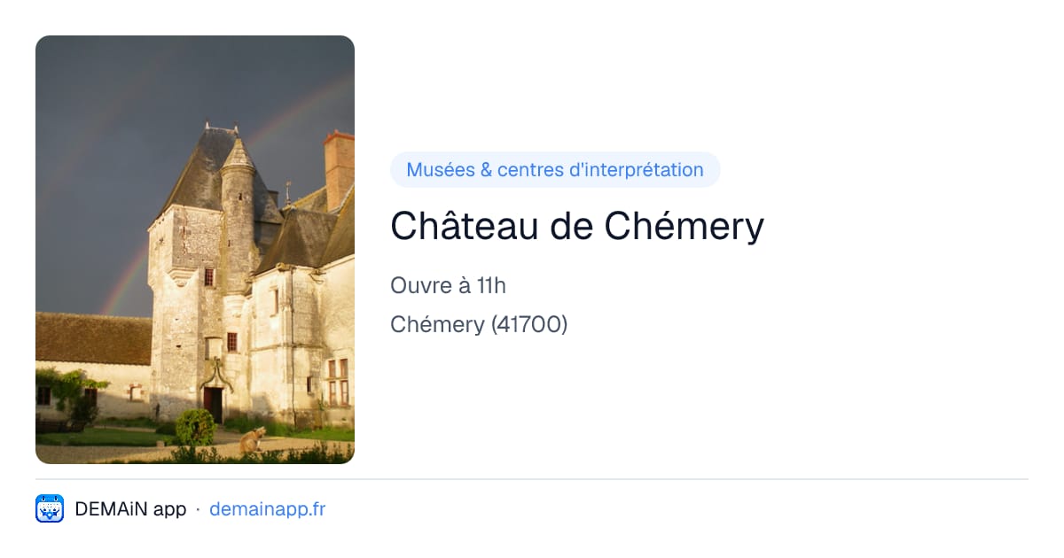 Château de Chémery — Chémery