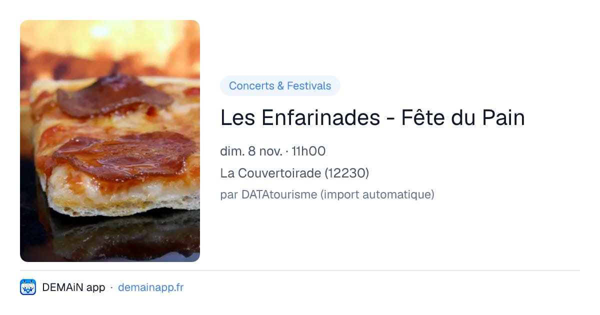 Les Enfarinades - Fête du Pain — La Couvertoirade