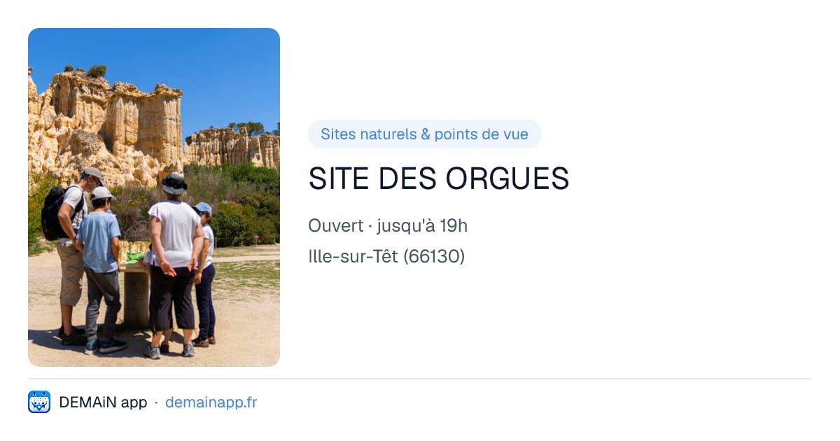 SITE DES ORGUES — Ille-sur-Têt