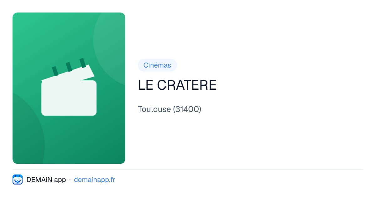 LE CRATERE — Toulouse