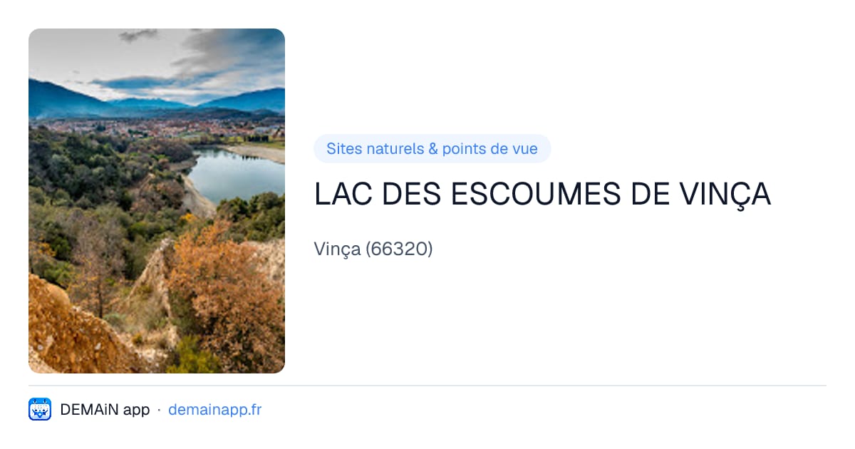 LAC DES ESCOUMES DE VINÇA — Vinça