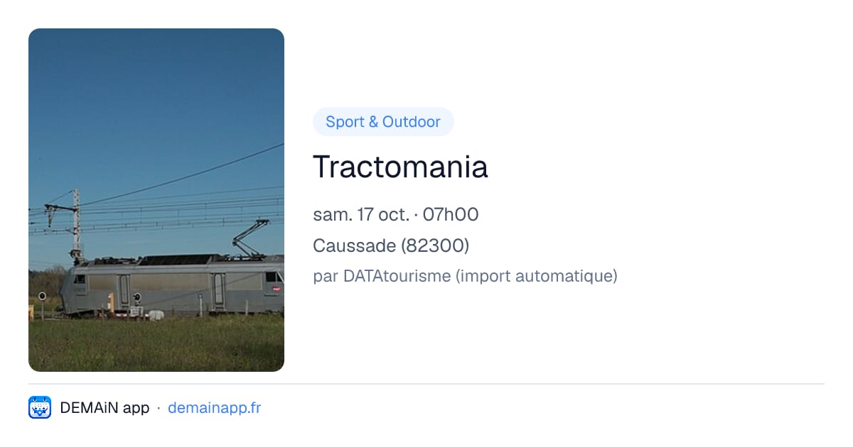 Tractomania — Caussade