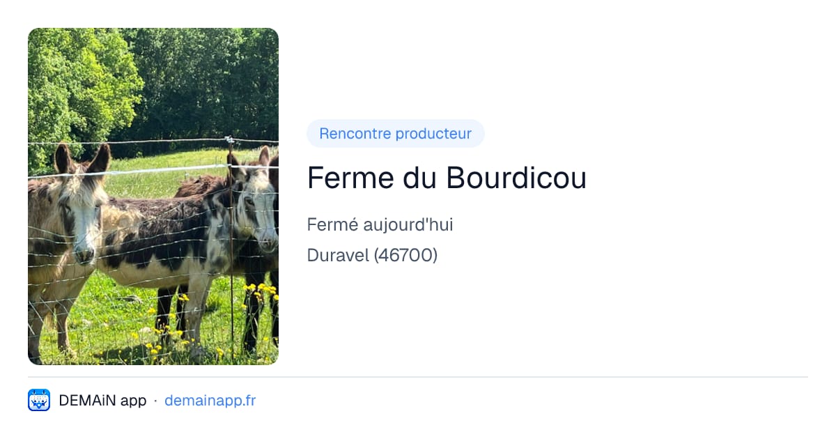 Ferme du Bourdicou — Duravel