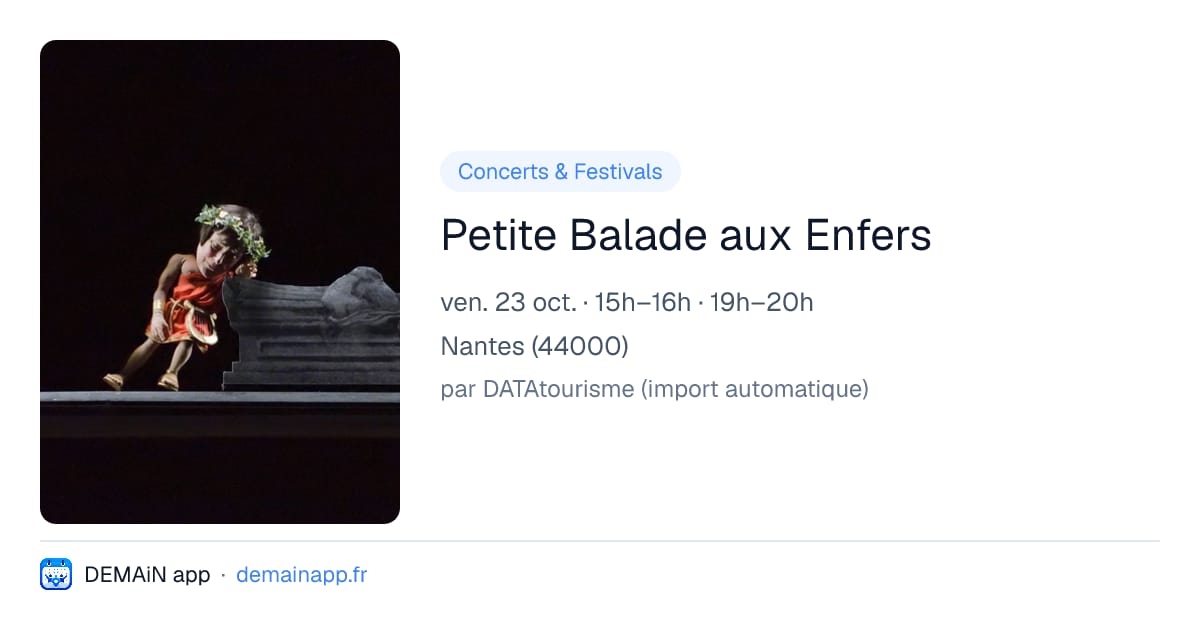 Petite Balade aux Enfers — Nantes