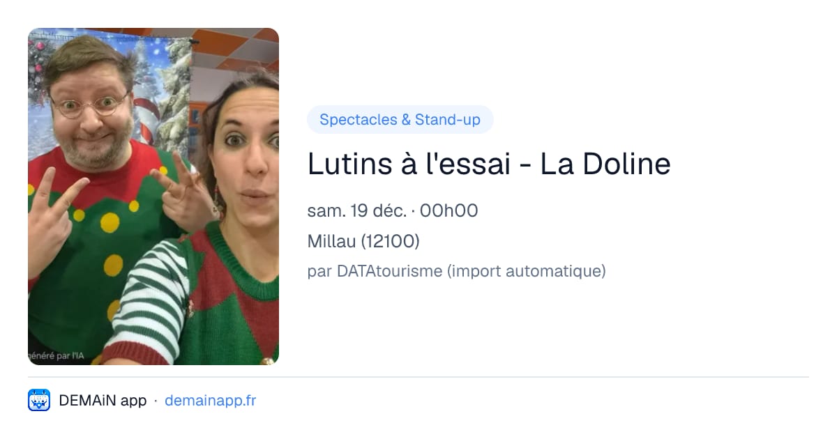 Lutins à l'essai - La Doline — Millau