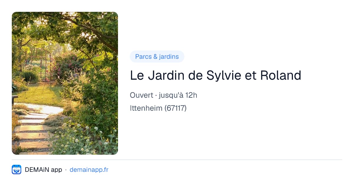 Le Jardin de Sylvie et Roland — Ittenheim