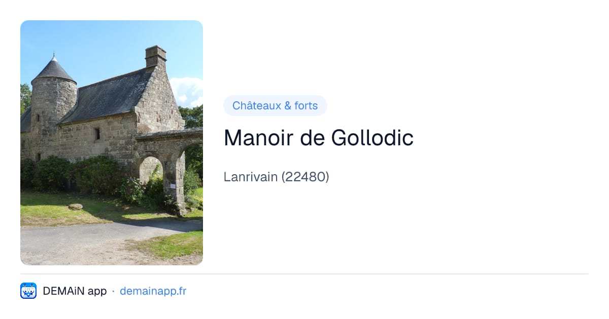 Manoir de Gollodic — Lanrivain