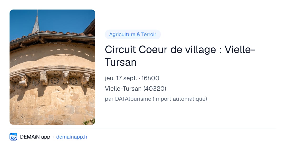 Circuit Coeur de village : Vielle-Tursan — Vielle-Tursan