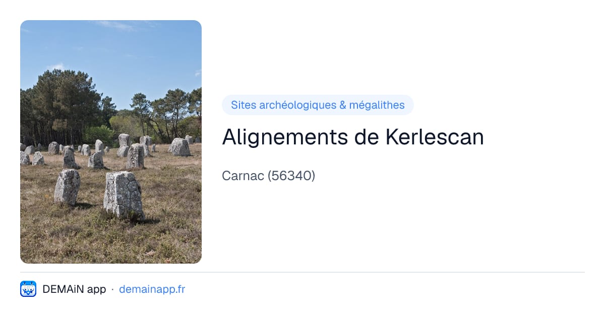 Alignements de Kerlescan — Carnac
