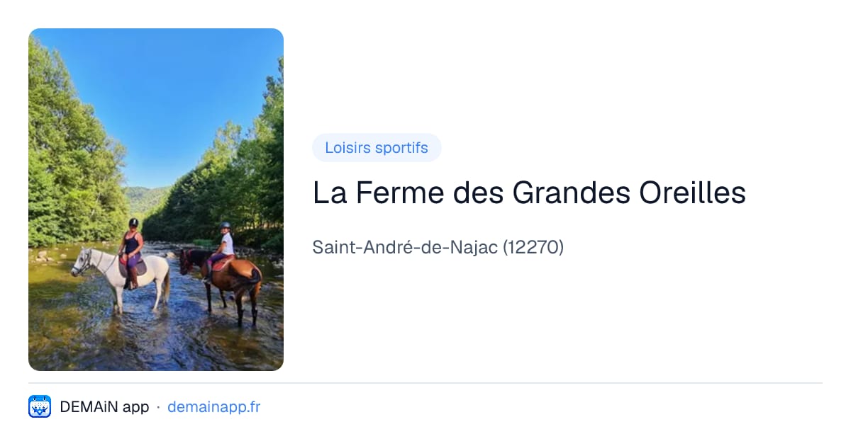 La Ferme des Grandes Oreilles — Saint-André-de-Najac