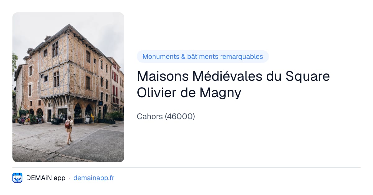 Maisons Médiévales du Square Olivier de Magny — Cahors