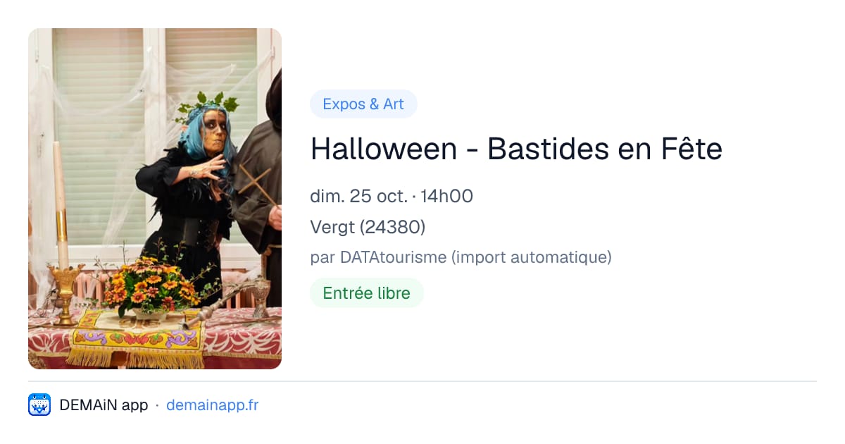 Halloween - Bastides en Fête — Vergt