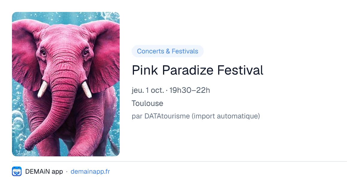 Pink Paradize Festival — Toulouse