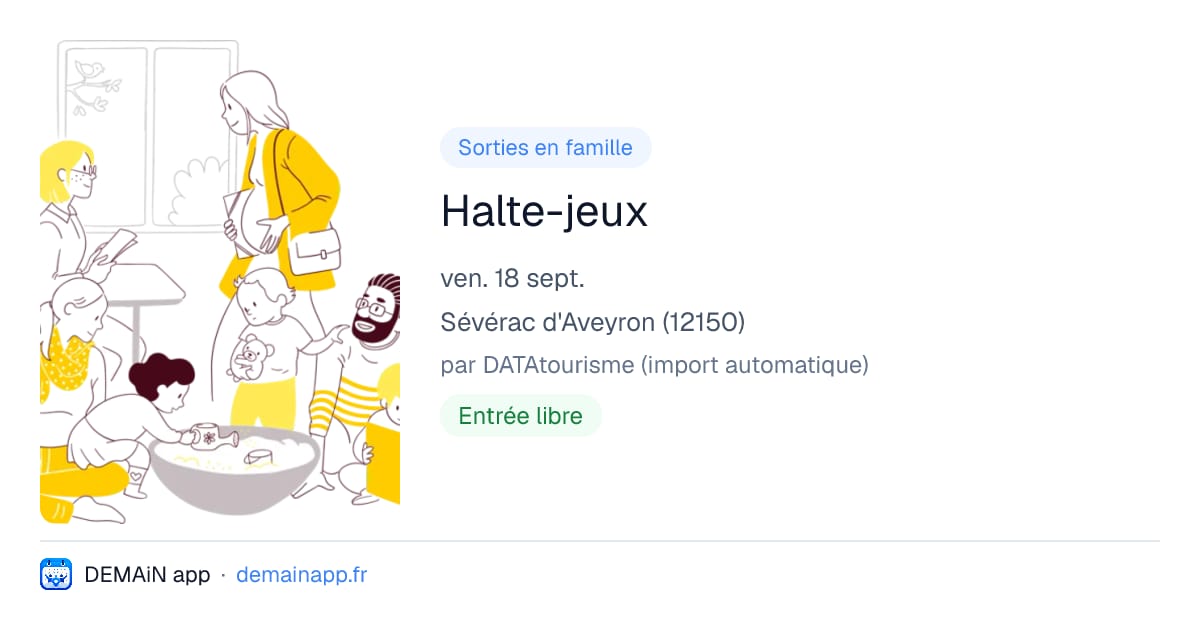 Halte-jeux — Sévérac d'Aveyron