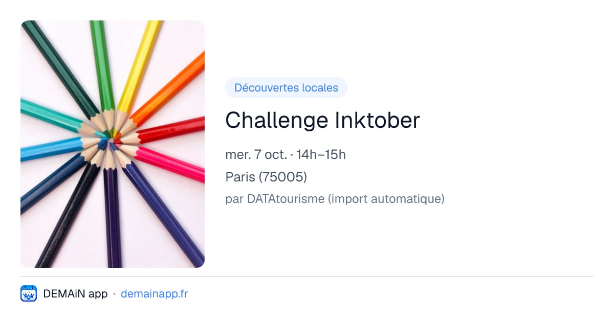 Challenge Inktober — Paris