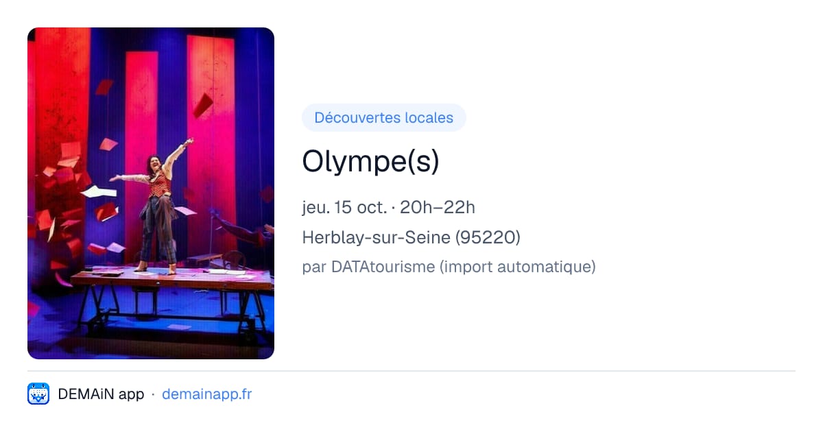 Olympe(s) — Herblay-sur-Seine