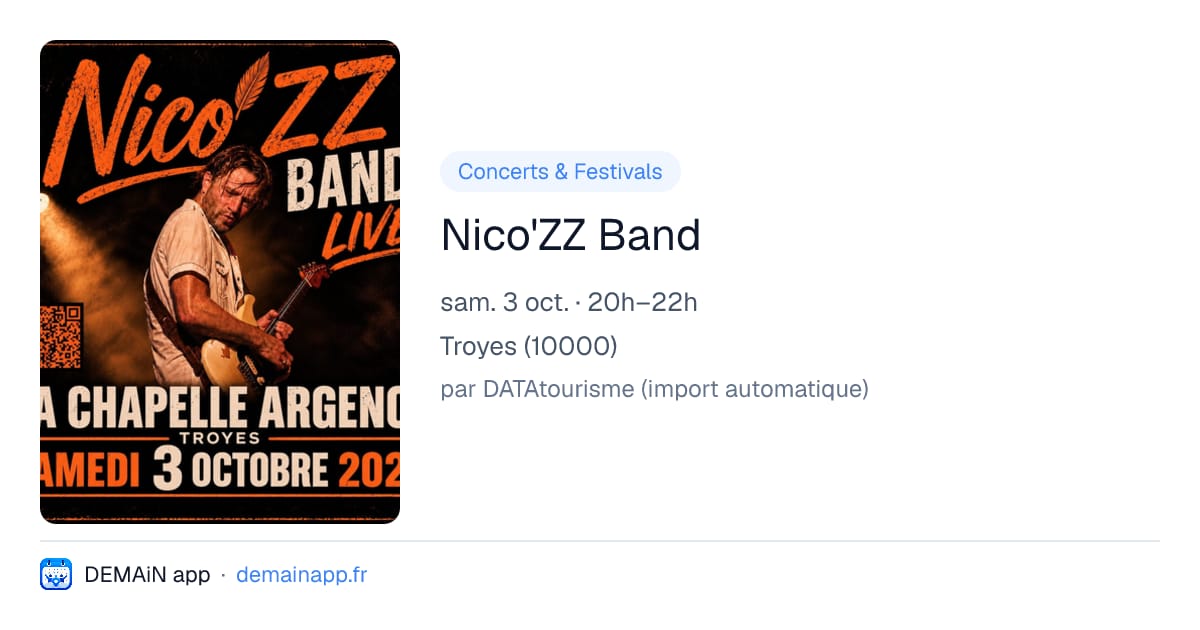 Nico'ZZ Band — Troyes