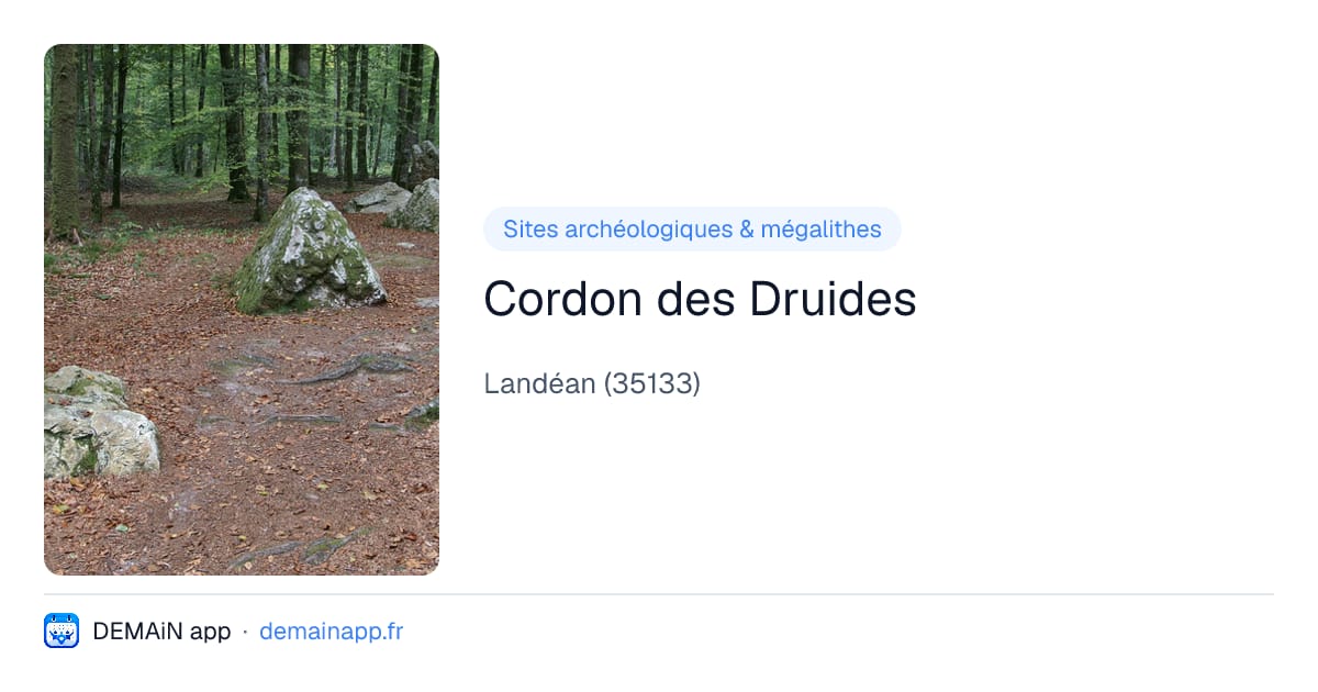 Cordon des Druides — Landéan