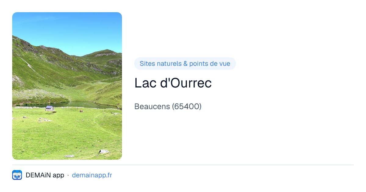 Lac d'Ourrec — Beaucens