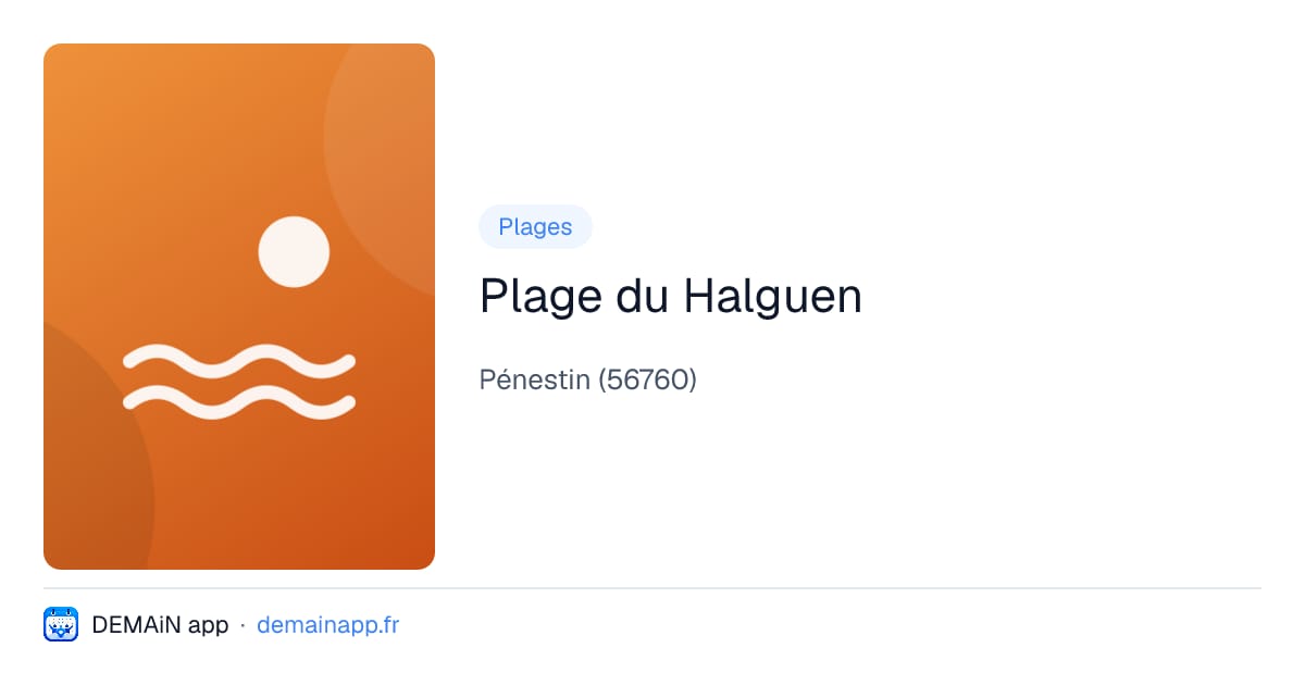 Plage du Halguen — Pénestin