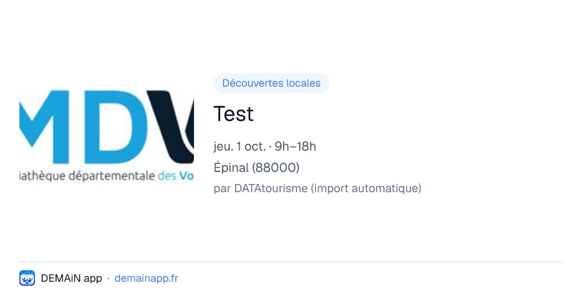 Test — Épinal