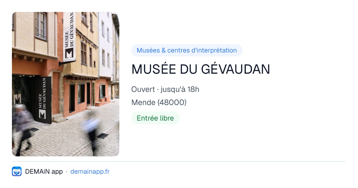 MUSÉE DU GÉVAUDAN — Mende