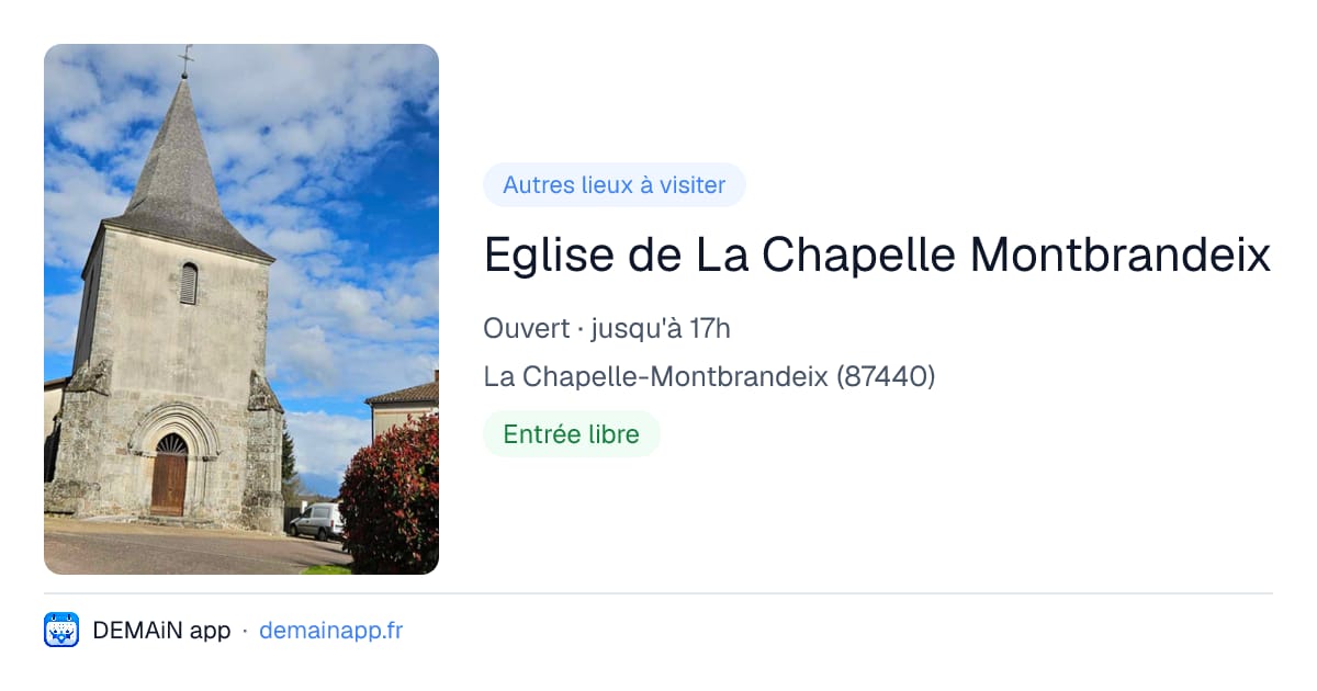 Eglise de La Chapelle Montbrandeix — La Chapelle-Montbrandeix