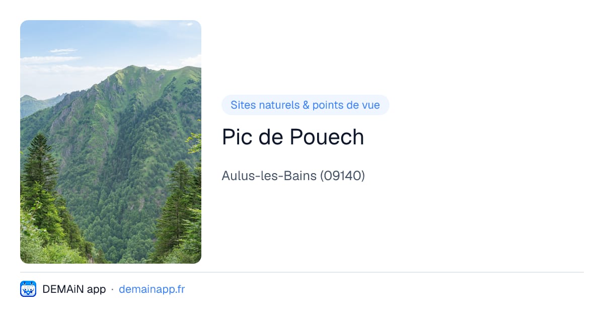 Pic de Pouech — Aulus-les-Bains
