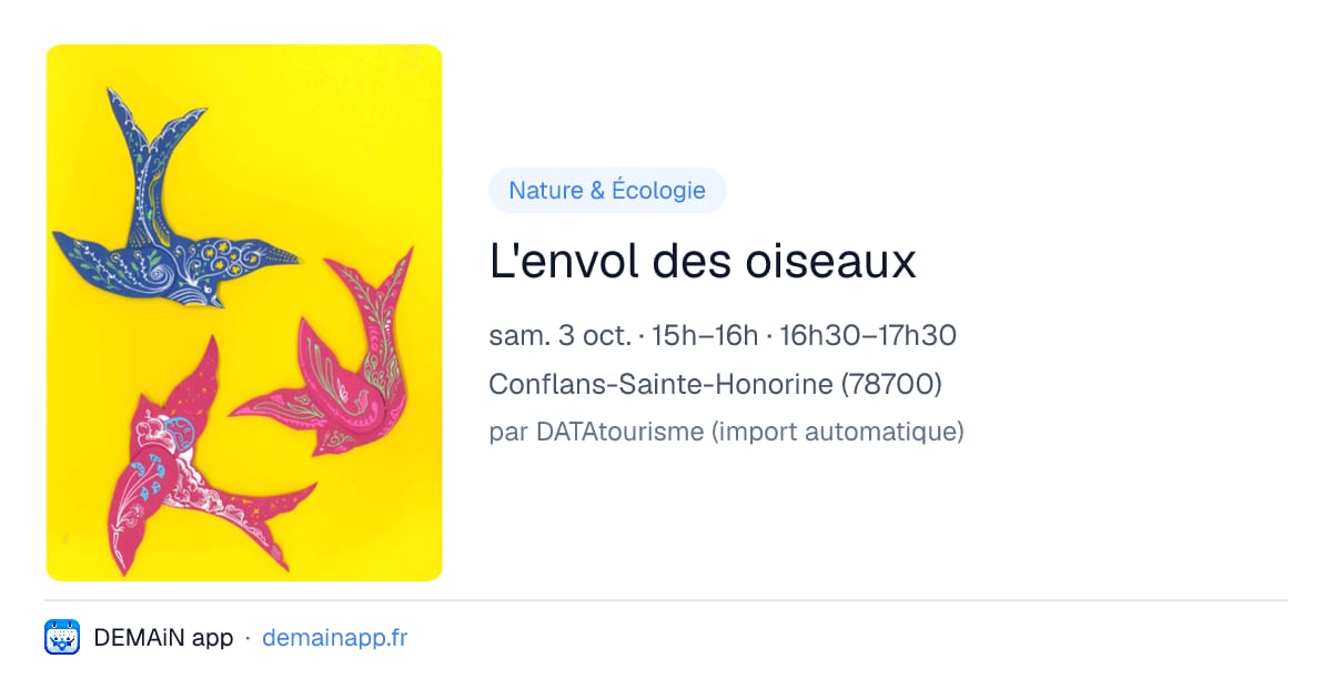 L'envol des oiseaux — Conflans-Sainte-Honorine