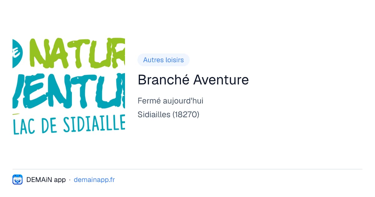 Branché Aventure — Sidiailles
