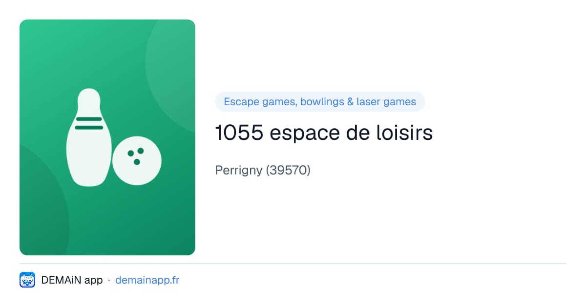1055 espace de loisirs — Perrigny