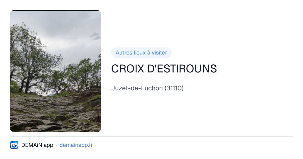 CROIX D'ESTIROUNS — Juzet-de-Luchon