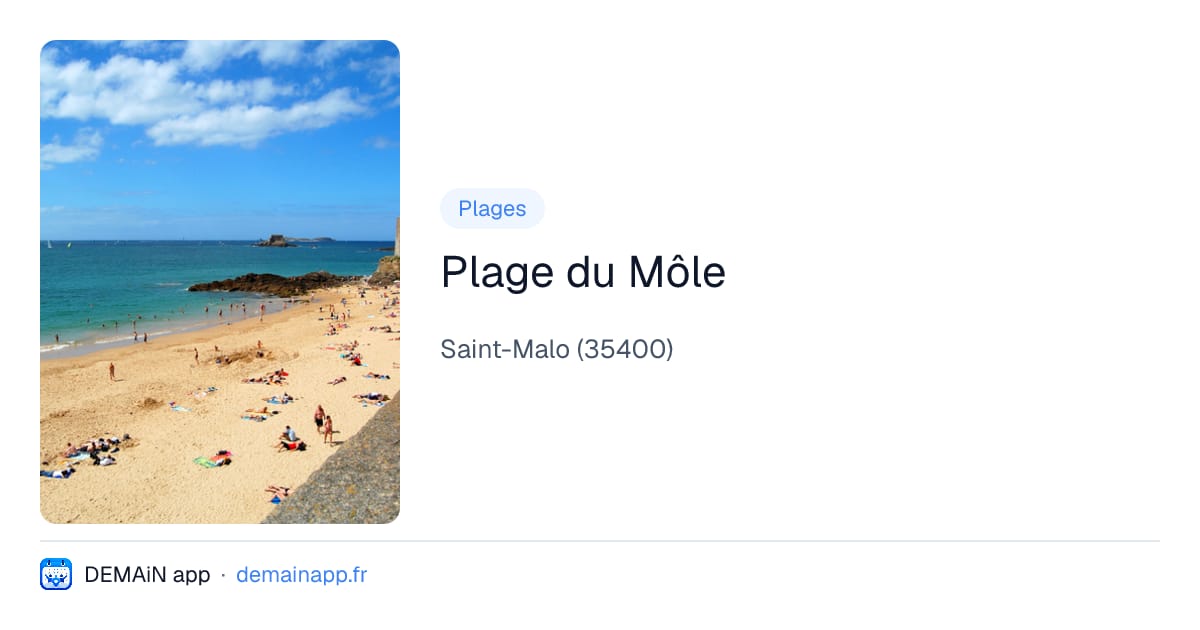 Plage du Môle — Saint-Malo