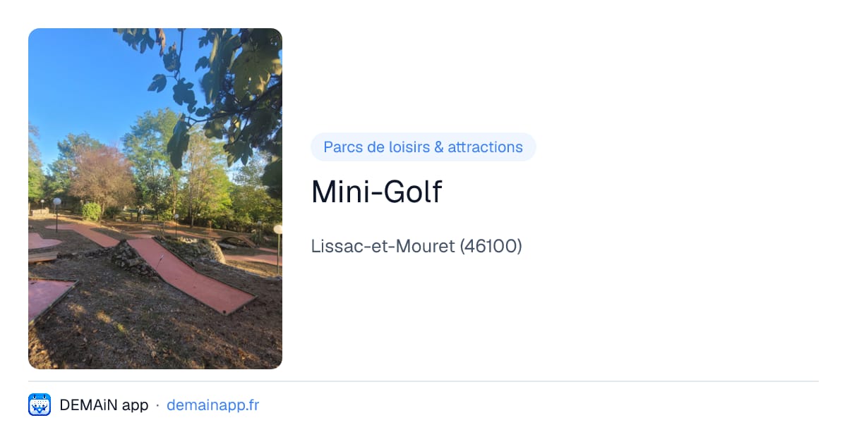 Mini-Golf — Lissac-et-Mouret