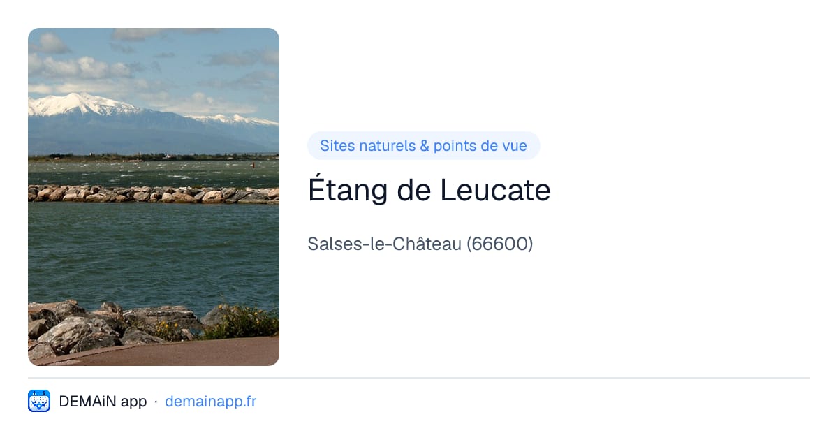 Étang de Leucate — Salses-le-Château