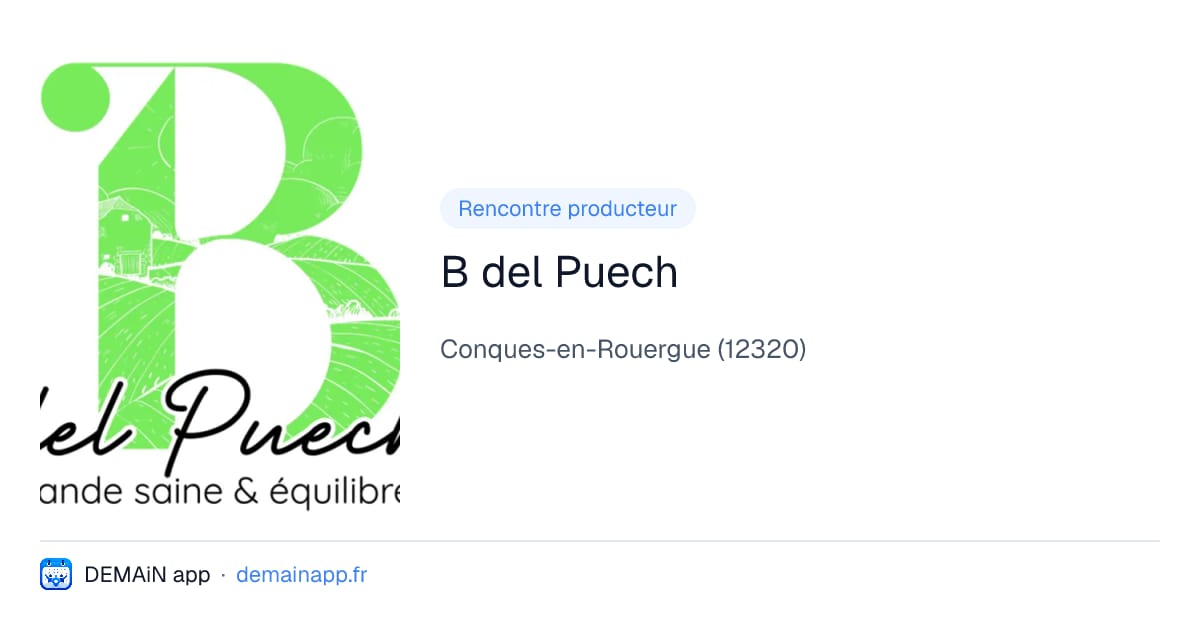 B del Puech — Conques-en-Rouergue