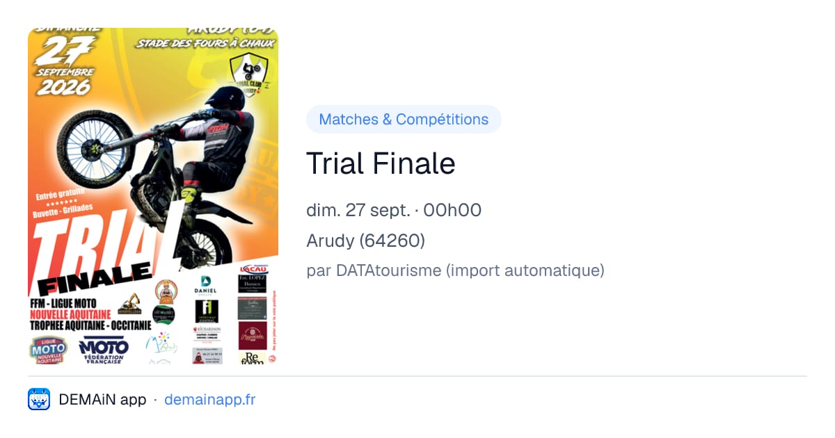 Trial Finale — Arudy