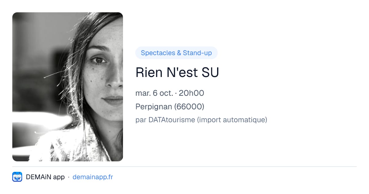 Rien N'est SU — Perpignan