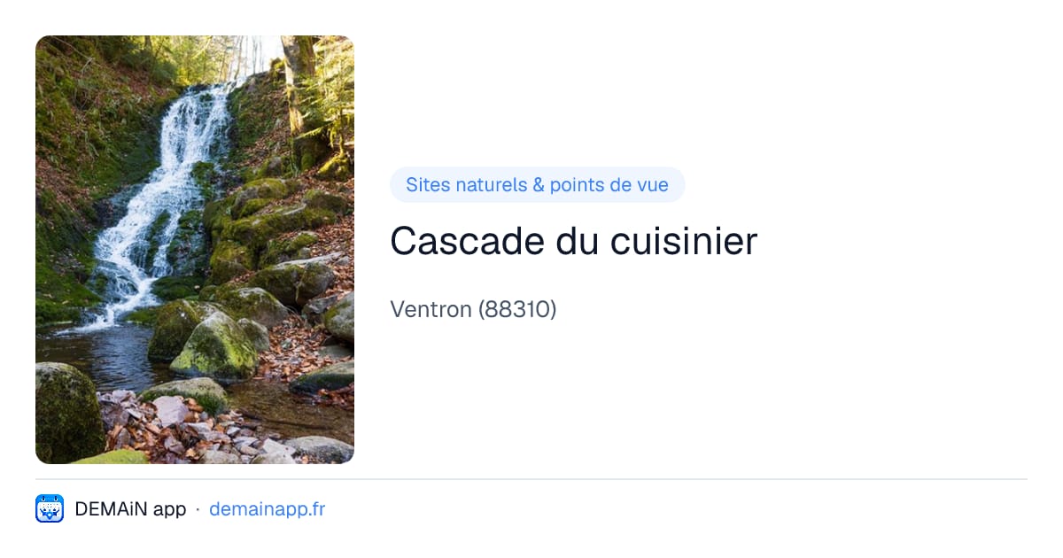 Cascade du cuisinier — Ventron