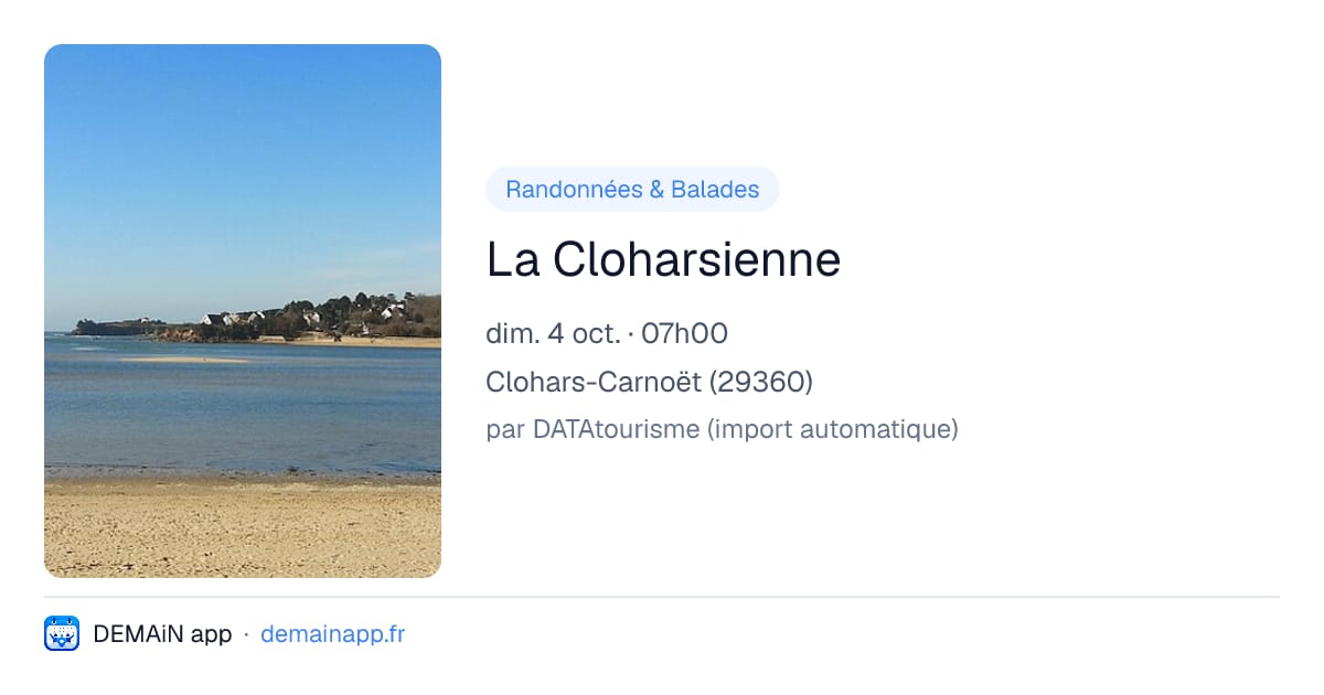 La Cloharsienne — Clohars-Carnoët