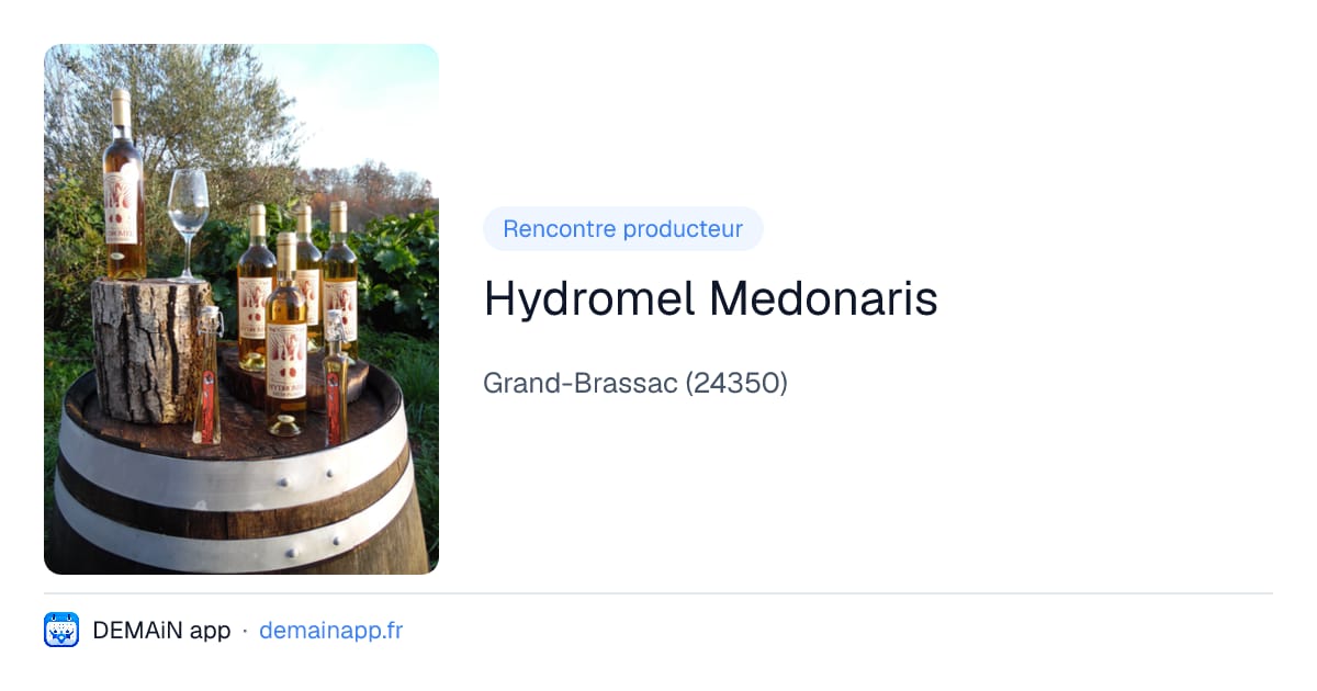 Hydromel Medonaris — Grand-Brassac