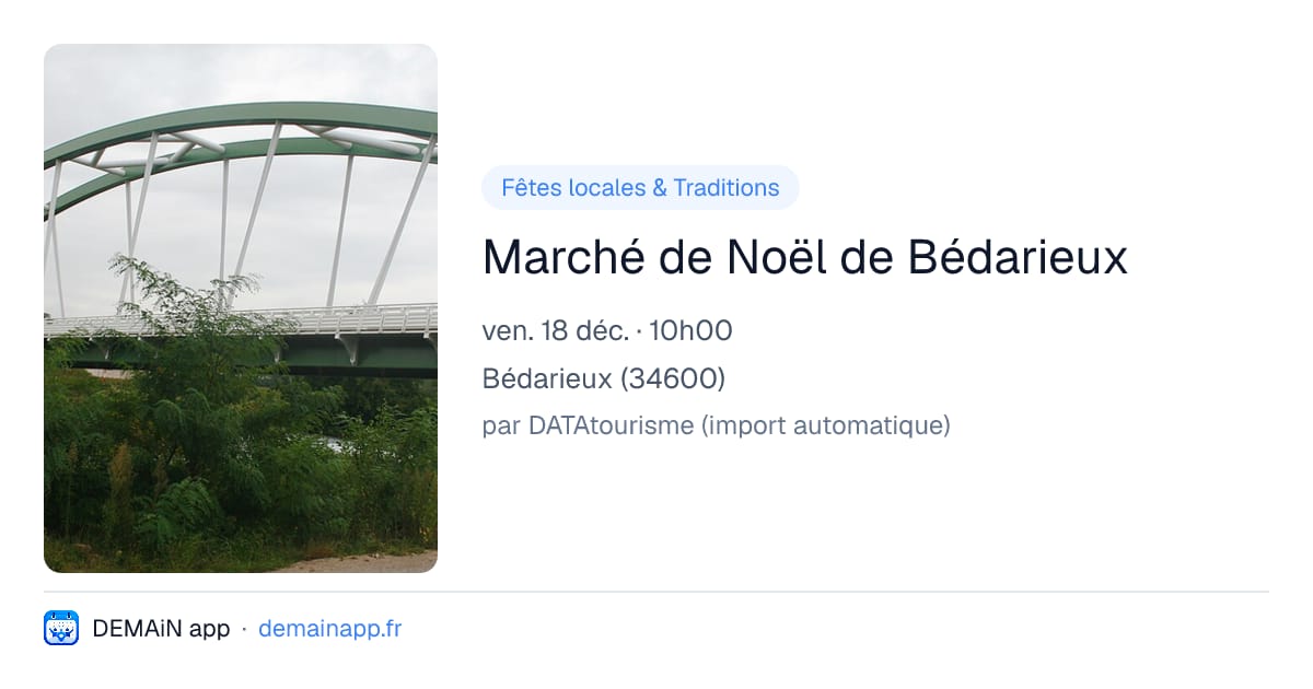 Marché de Noël de Bédarieux — Bédarieux