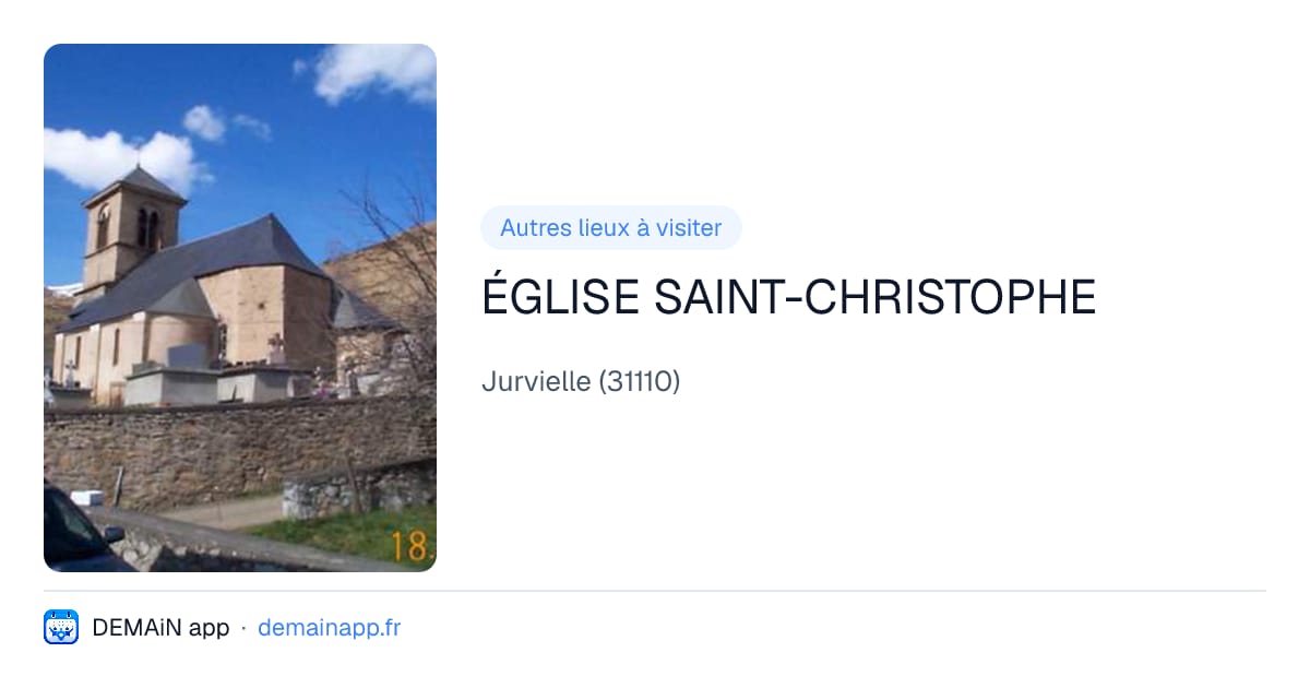 ÉGLISE SAINT-CHRISTOPHE — Jurvielle
