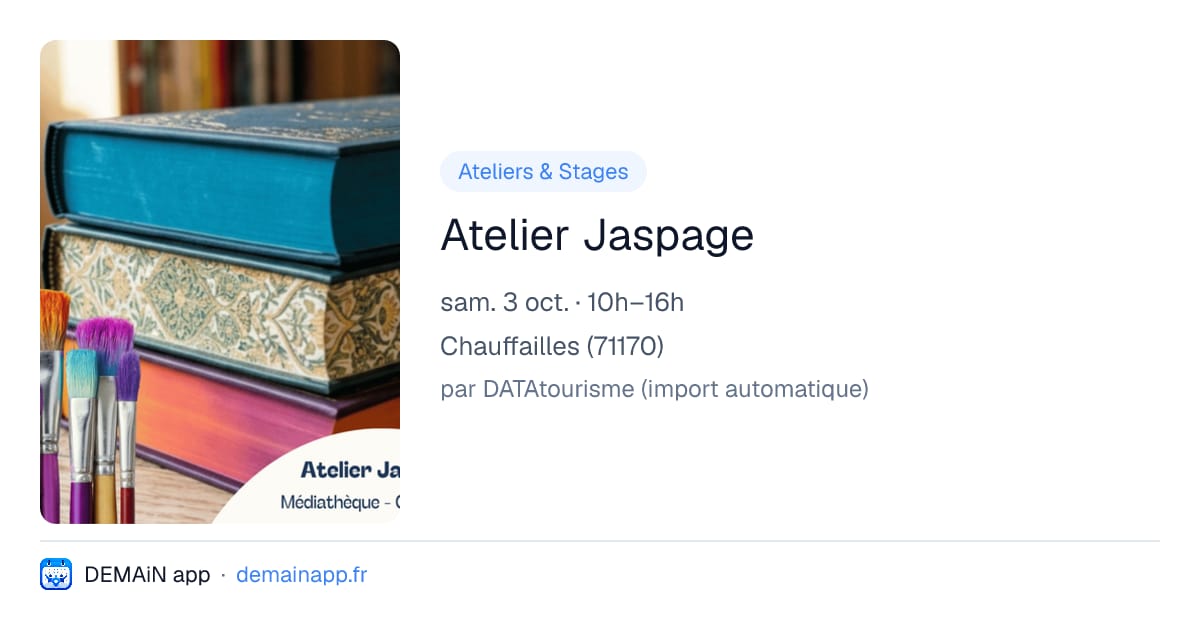 Atelier Jaspage — Chauffailles