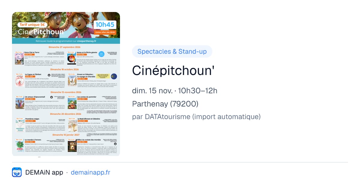 Cinépitchoun' — Parthenay
