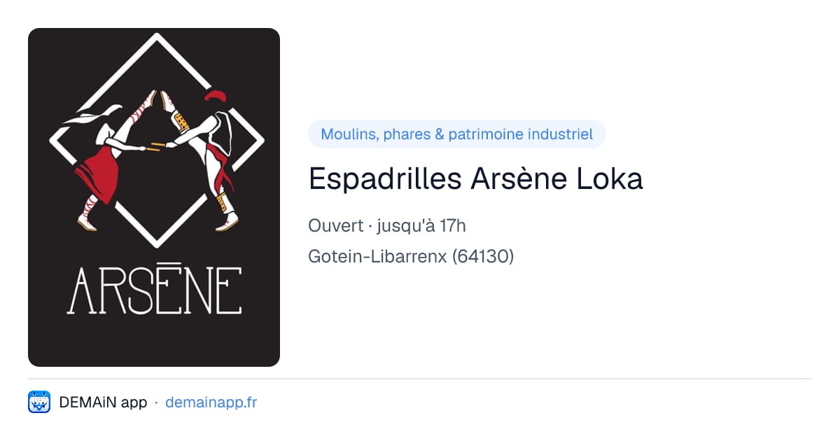 Espadrilles Arsène Loka — Gotein-Libarrenx
