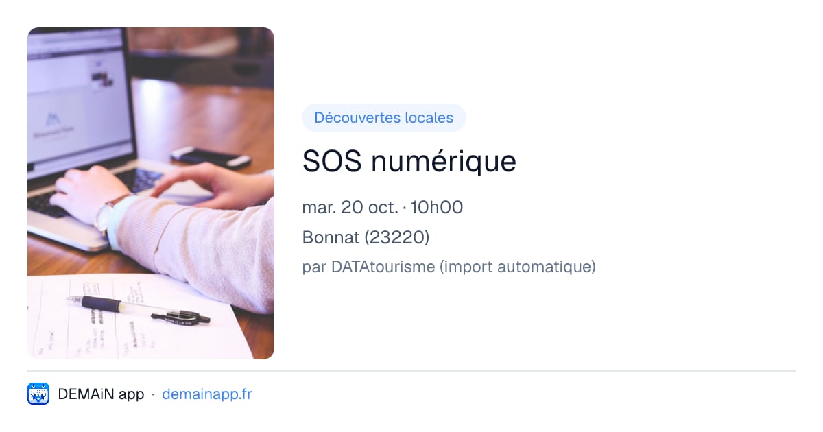 SOS numérique — Bonnat