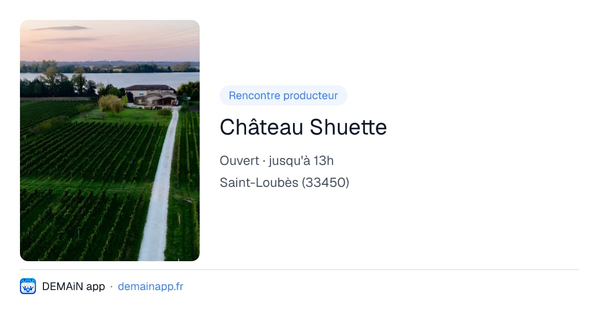 Château Shuette — Saint-Loubès